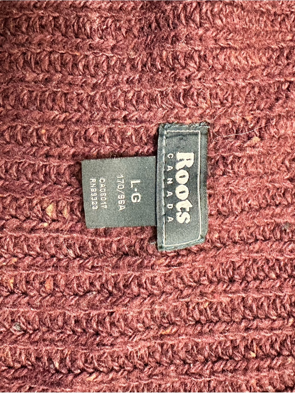 Roots Women's Chunky Mock Neck Sweater - Burgundy - Picture 7 of 7